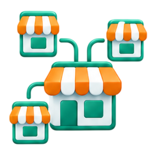 Fragmented Store Payments Icon