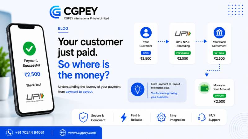 Your customer just paid. So where is the money?