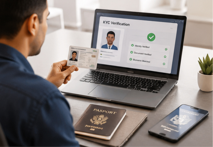 Digital identity and KYC network visual